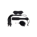 Kit BDSM Drake - Masque, Fouet, Paddle & Plume - Discret, Élégant & Sensuel