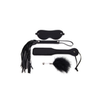 Kit BDSM Drake - Masque, Fouet, Paddle & Plume - Discret, Élégant & Sensuel