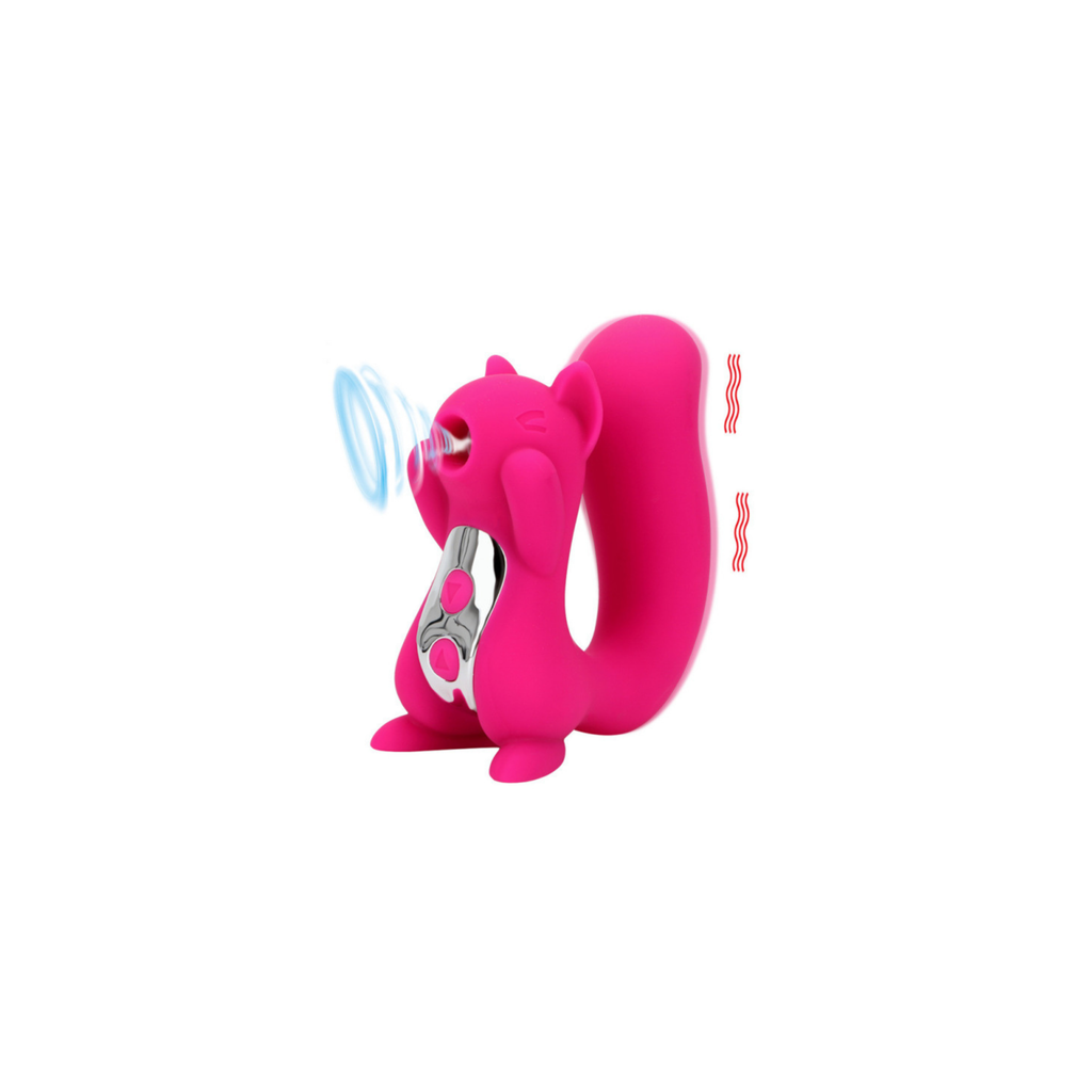 Vibromasseur Succion & Vibration Nina - 10 Modes, Puissant, Silicone Doux, Étanche