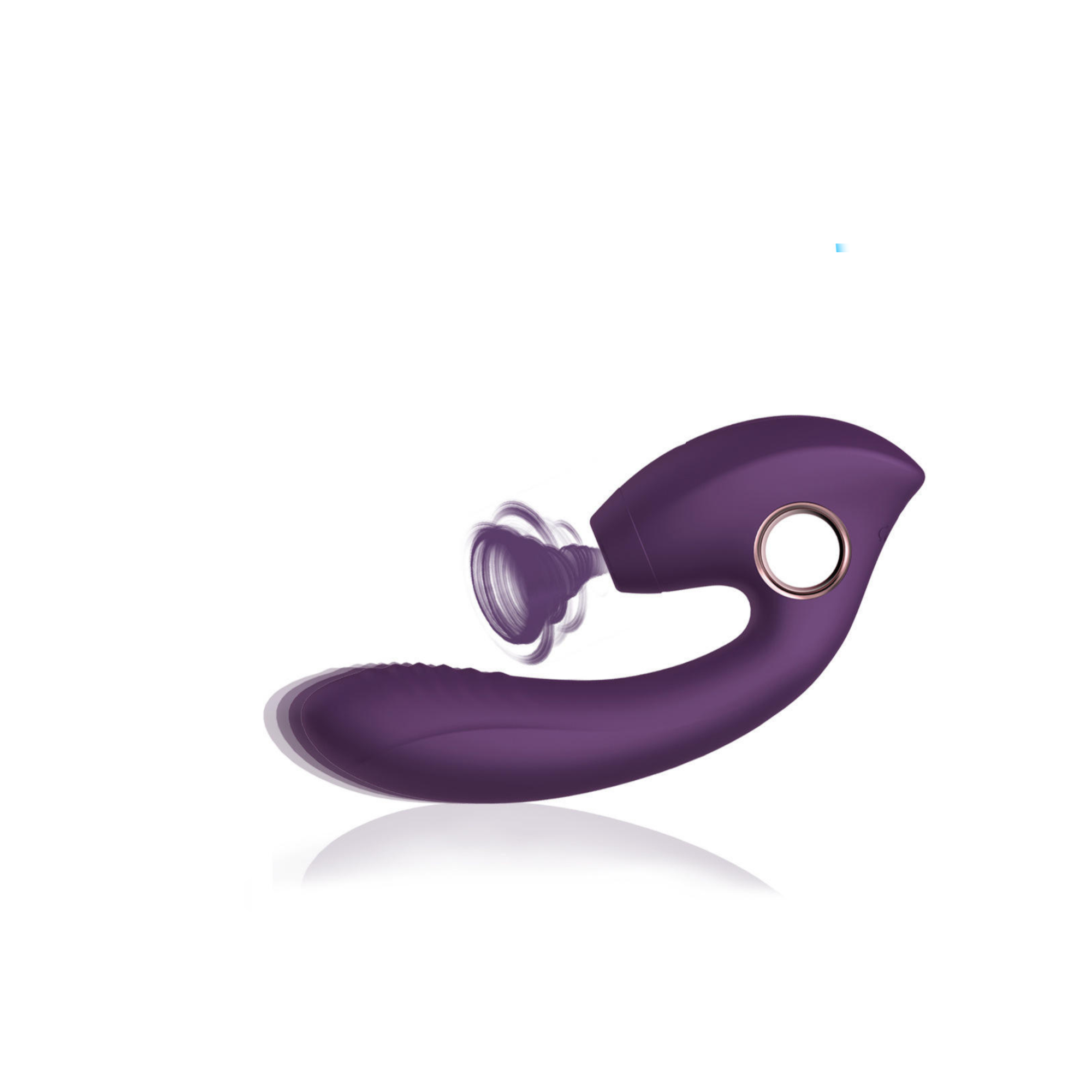 Vibromasseur 2-en-1 Calypso - Aspiration clitoridienne et stimulation du point G
