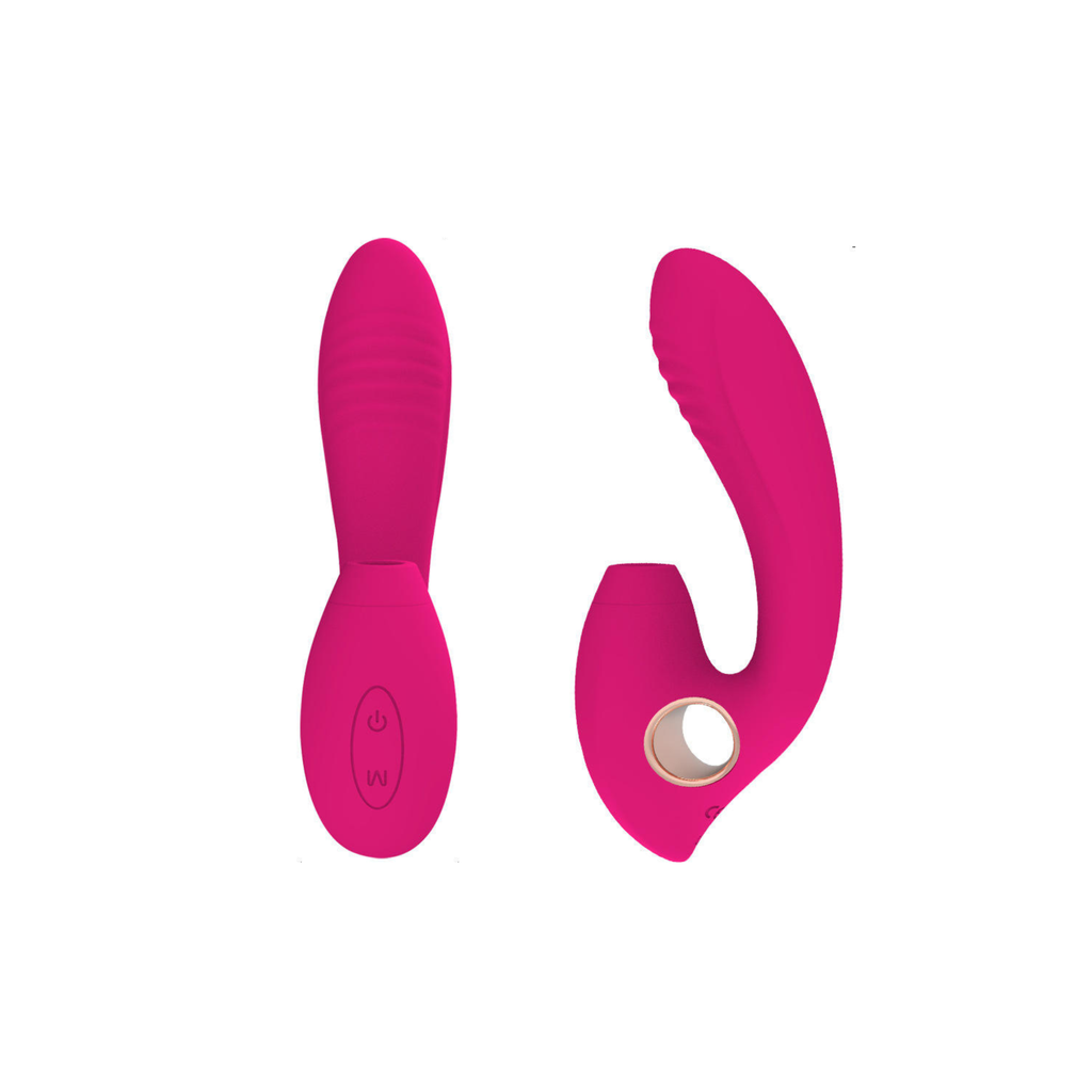 Vibromasseur 2-en-1 Calypso - Aspiration clitoridienne et stimulation du point G