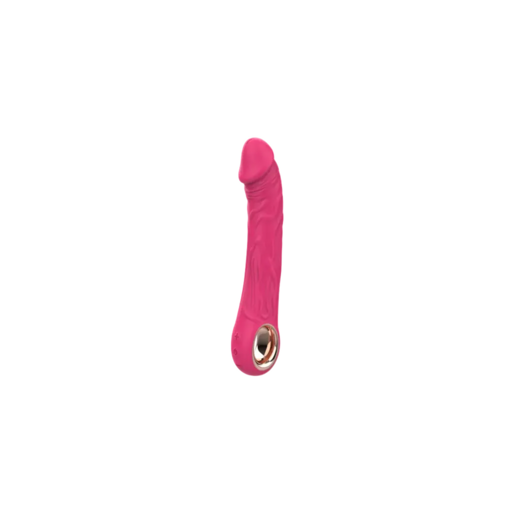 Vibromasseur Réaliste Elvira - 10 Modes de Vibration, Point G, Silicone Doux & Étanche