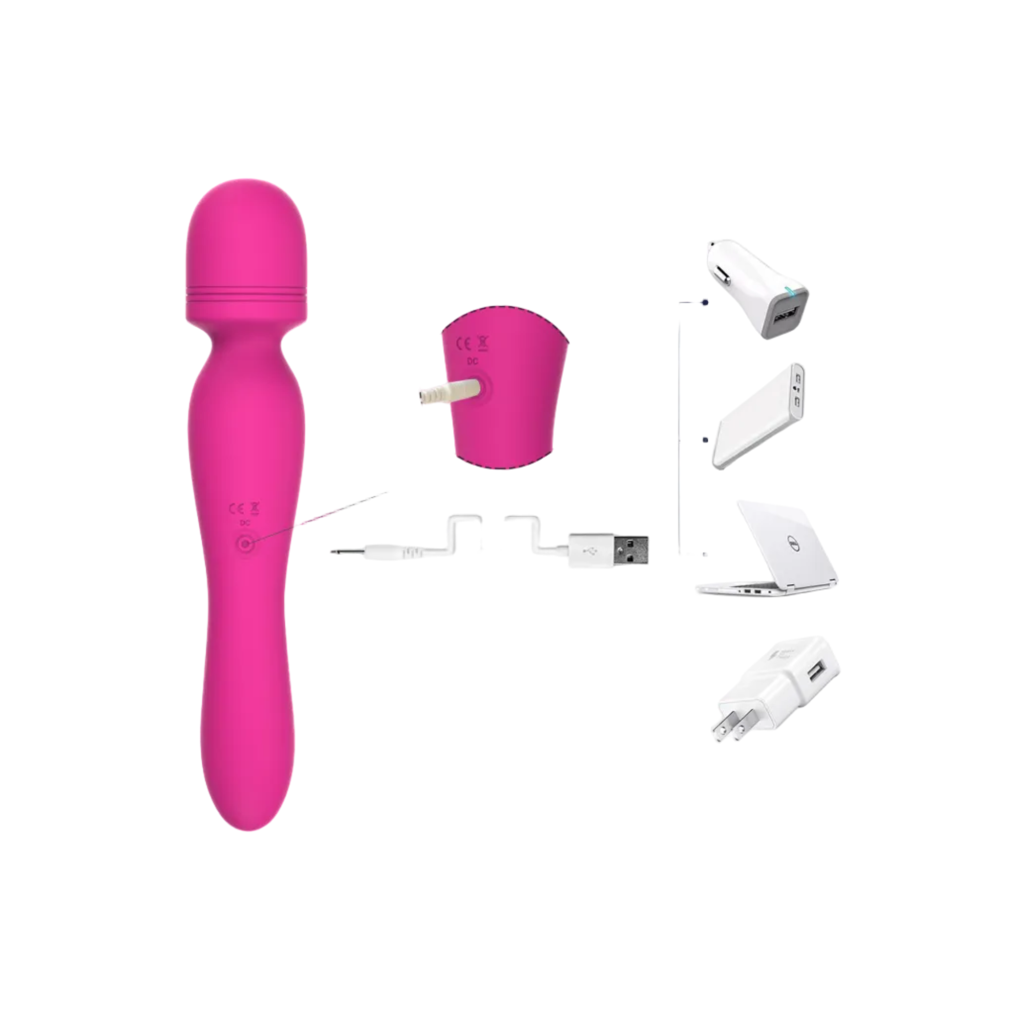 Stimulateur Wand Héra - Puissant, Étanche & Rechargeable USB