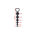 Plug Anal en Silicone Liora - Perles Graduées, Souple & Confortable