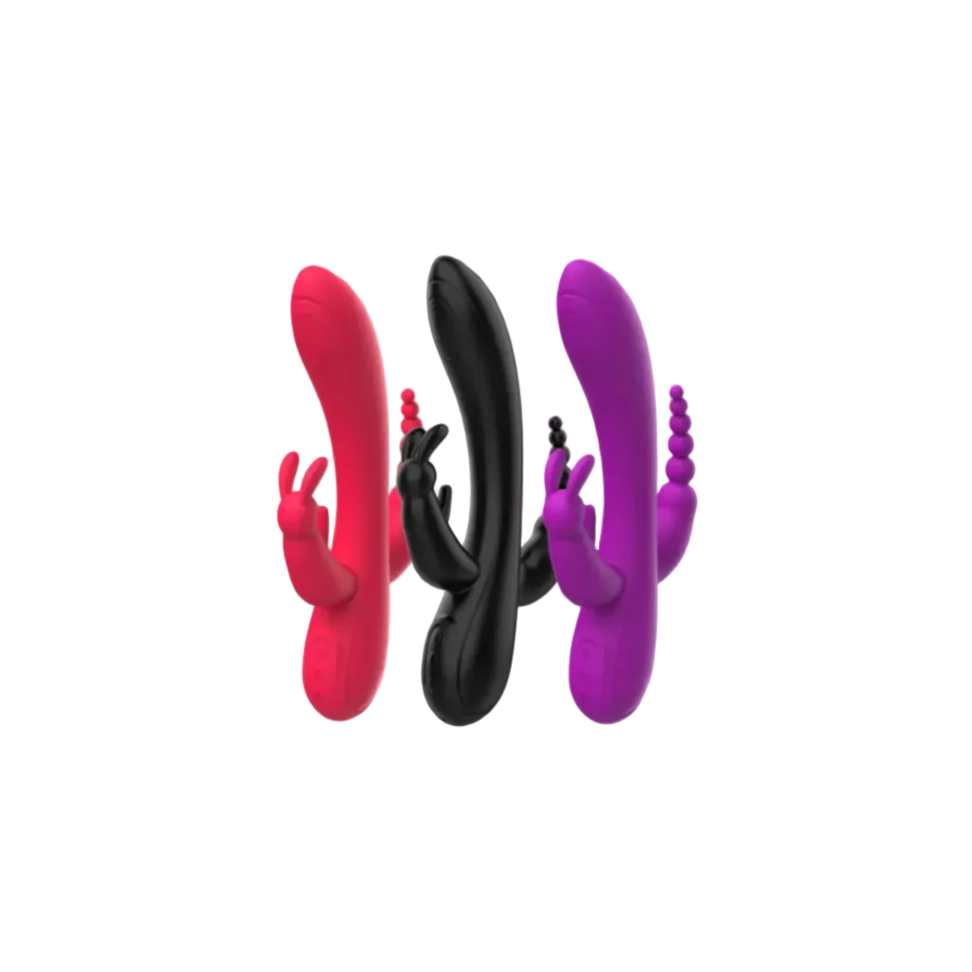 Stimulateur Rabbit Vibrant Luna - Double Stimulation, 12 Modes, Rechargeable USB