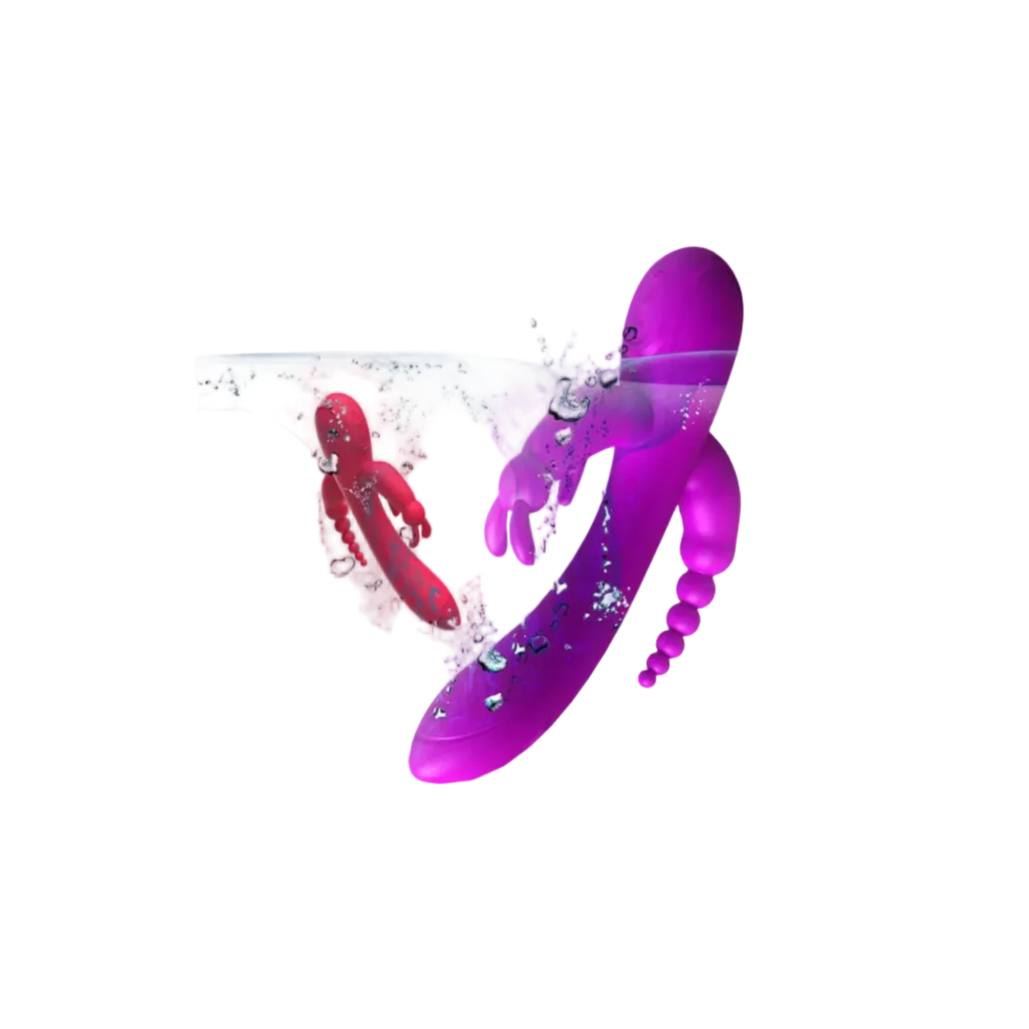 Stimulateur Rabbit Vibrant Luna - Double Stimulation, 12 Modes, Rechargeable USB