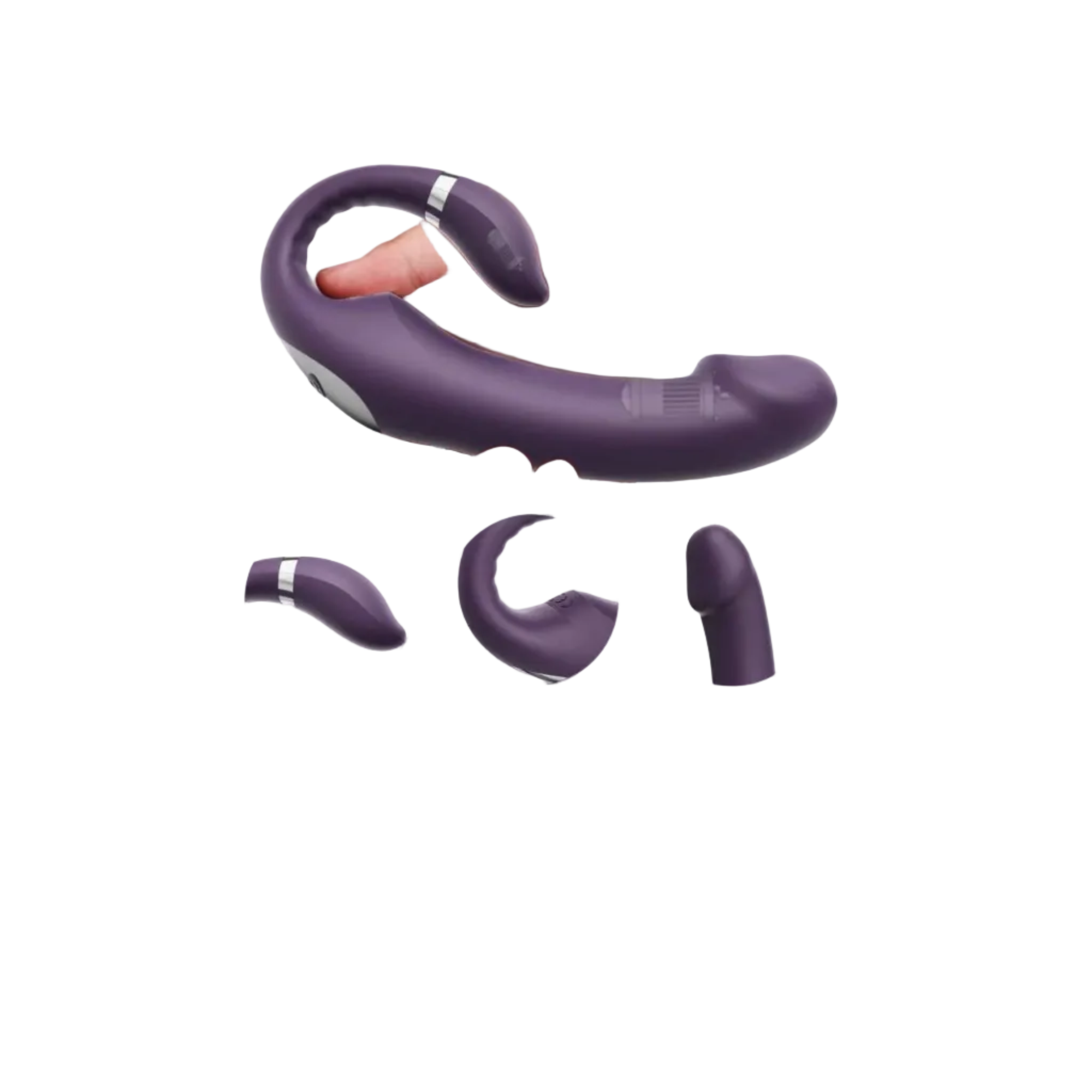 Stimulateur Clitoridien Double Moteur Aelya - Vibromasseur Point G 10 Modes