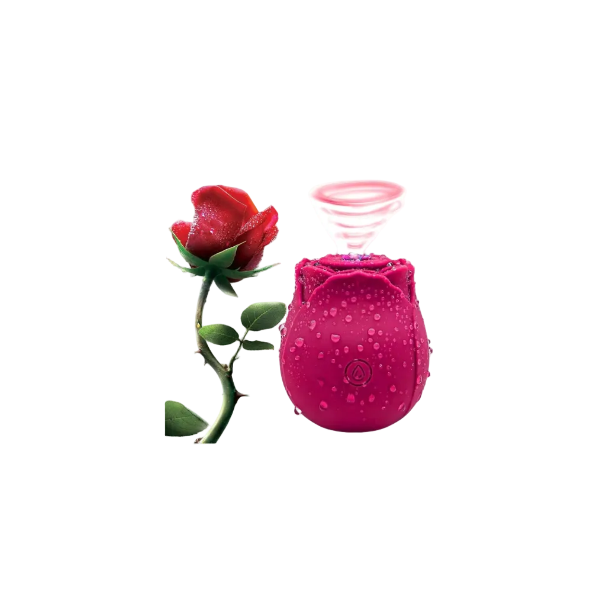 Stimulateur Clitoridien Rosa - Aspiration & Vibrations, 10 Modes, Étanche & Recharge USB