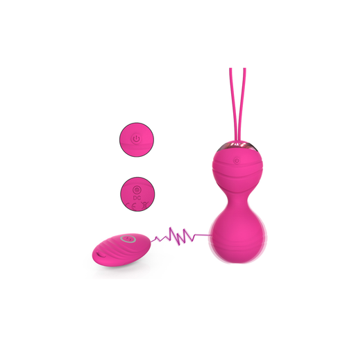 Boules de Geisha Vibrantes Shadow - Renforcement Du Plancher Pelvien, 10 Modes De Vibration